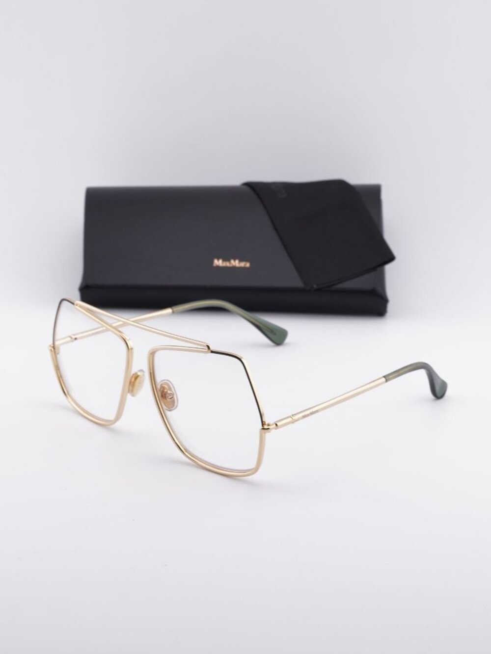 Max Mara MM5118-B 030 Butterfly Eyeglasses 58mm - Gold